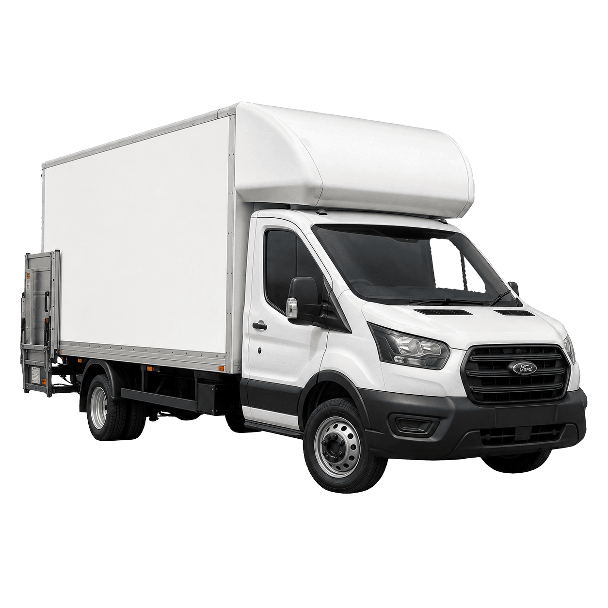 Ford Luton Box Tail Lift van for hire